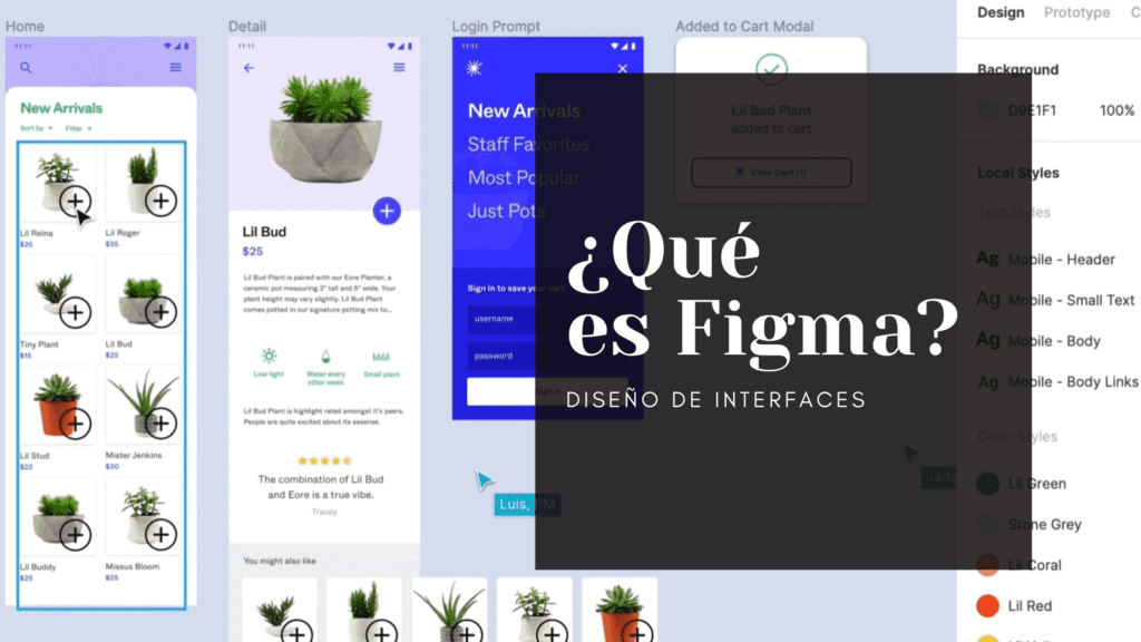 diseño web en Figma