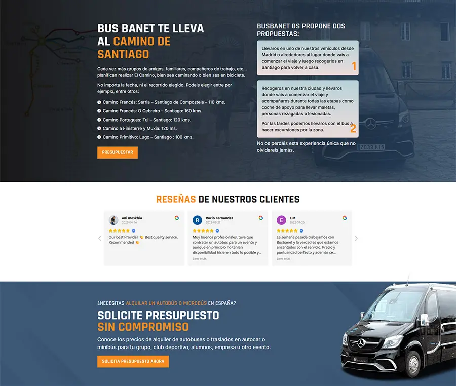 web busbanet vista previa