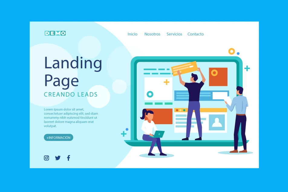 Landing page para productos o servicios